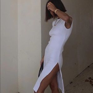 Princess Polly Lioness White Midi Dress